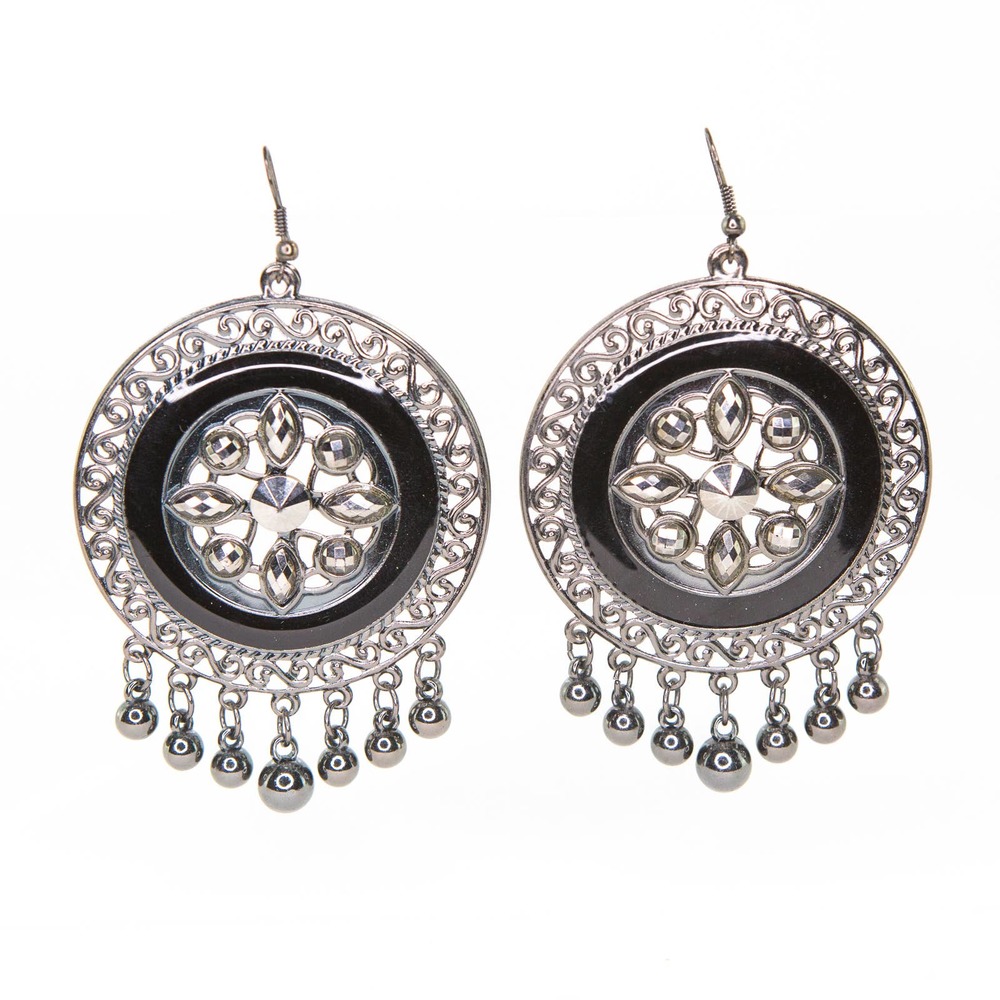 EARRINGS Cut-out Chandelier Dangling Filigree